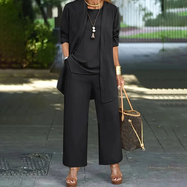 Laney | Conjunto Elegante Casual de Tres Piezas