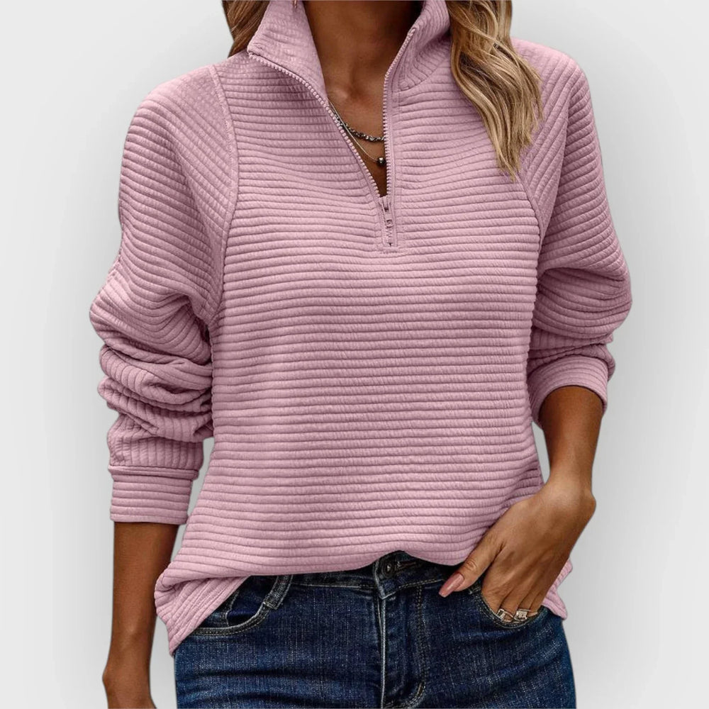 Dalia | Jersey con Media Cremallera