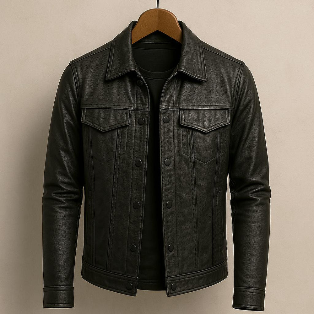 Chaqueta ligera de piel