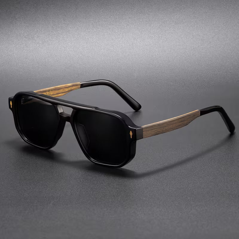 Vittorio — Gafas de Sol de Acetato y Madera