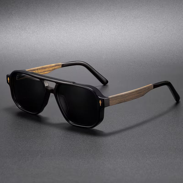 Vittorio — Gafas de Sol de Acetato y Madera