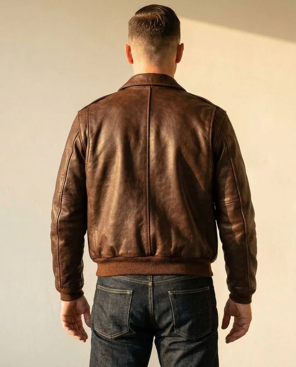 Leonardo — Chaqueta de Piel Aviador