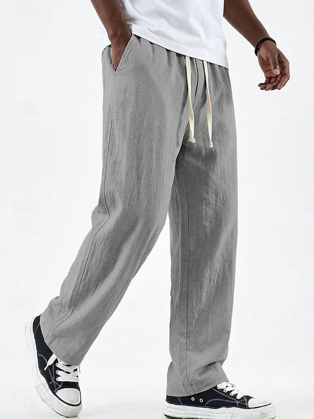 Pantalón de Lino — Corte Ancho