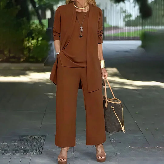 Laney | Conjunto Elegante Casual de Tres Piezas