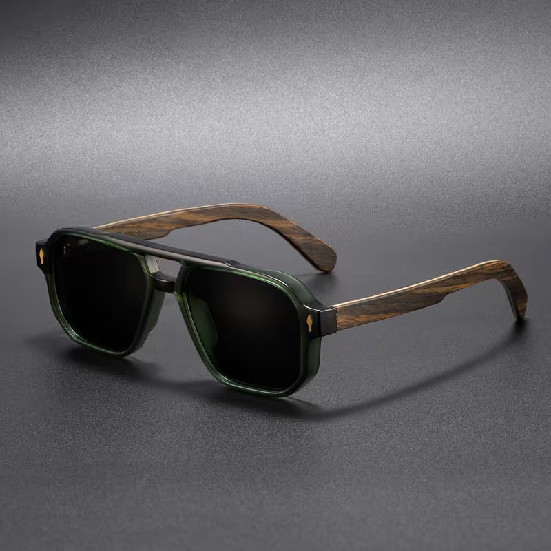Vittorio — Gafas de Sol de Acetato y Madera