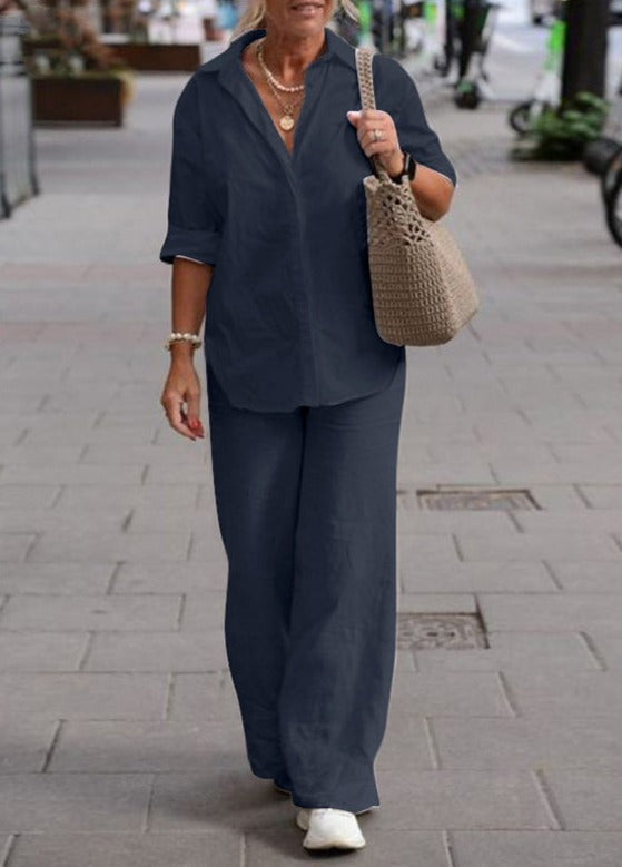 Denice | Conjunto Casual Elegante de Dos Piezas