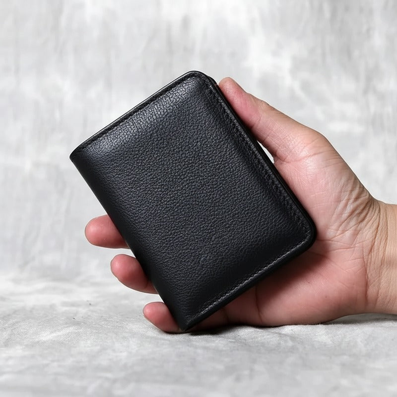 Cartera de piel de plena flor