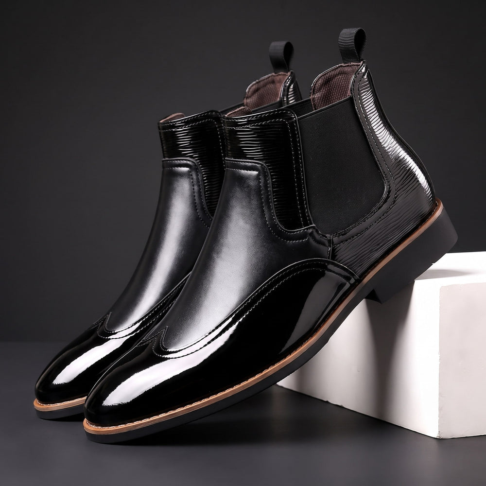 Lorenzo | Botines Chelsea brillantes de noche