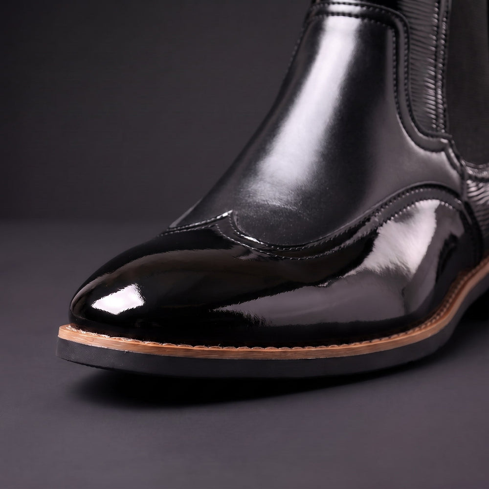 Lorenzo | Botines Chelsea brillantes de noche