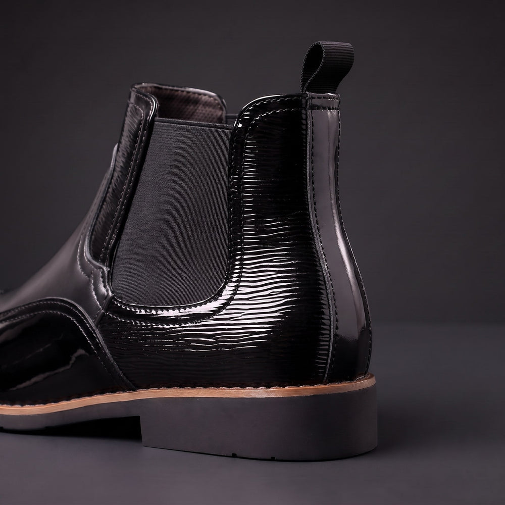 Lorenzo | Botines Chelsea brillantes de noche
