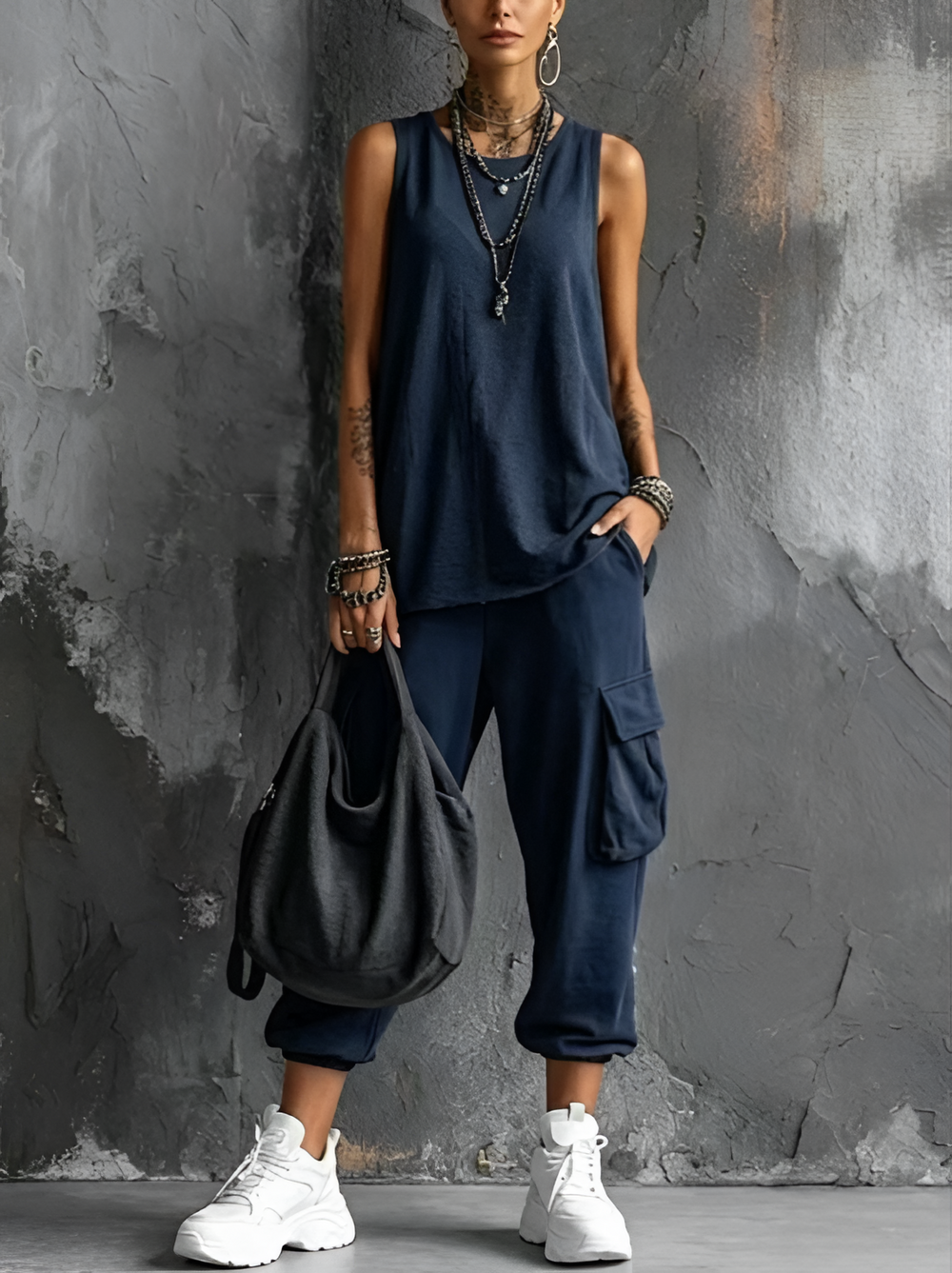 Valentina | Conjunto Suave Casual con Bolsillos