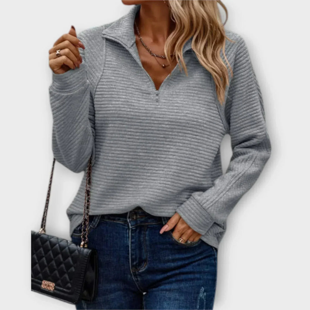 Dalia | Jersey con Media Cremallera