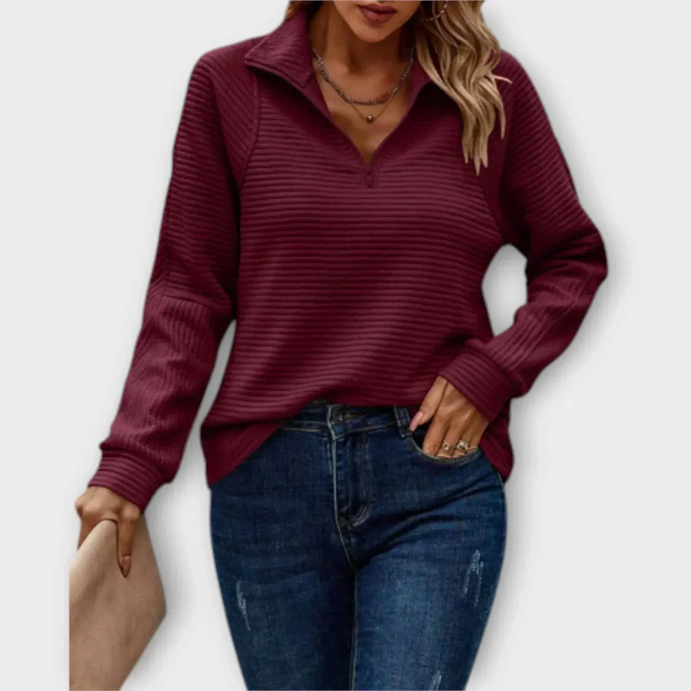 Dalia | Jersey con Media Cremallera