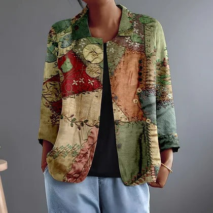 Varlaine | Chaqueta Abierta de Patchwork