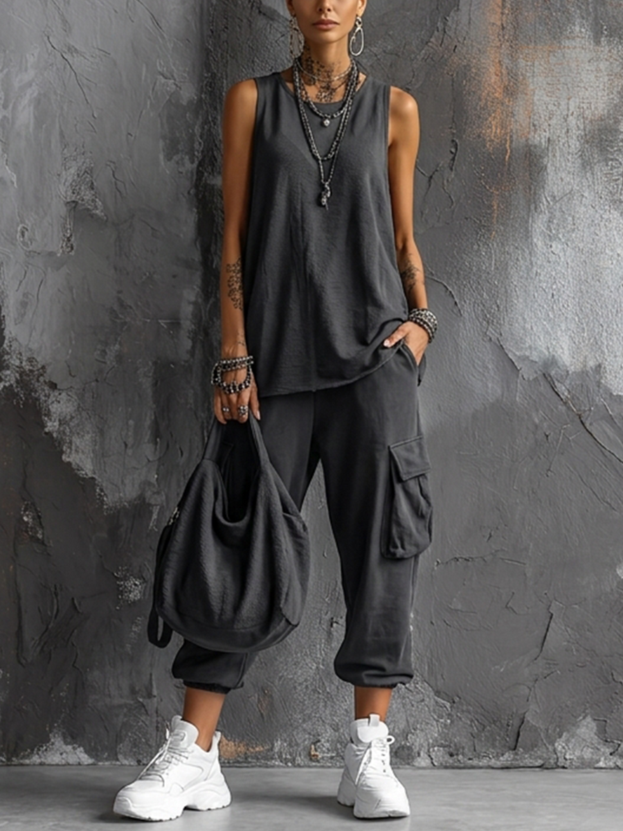 Valentina | Conjunto Suave Casual con Bolsillos