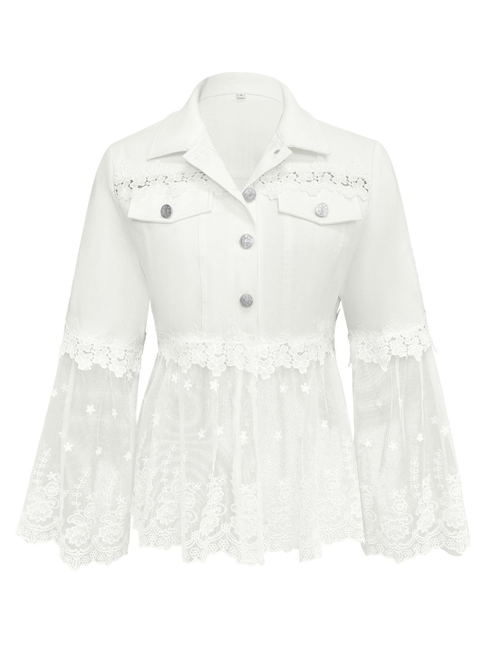 Sunnelace | Chaqueta con Panel de Encaje