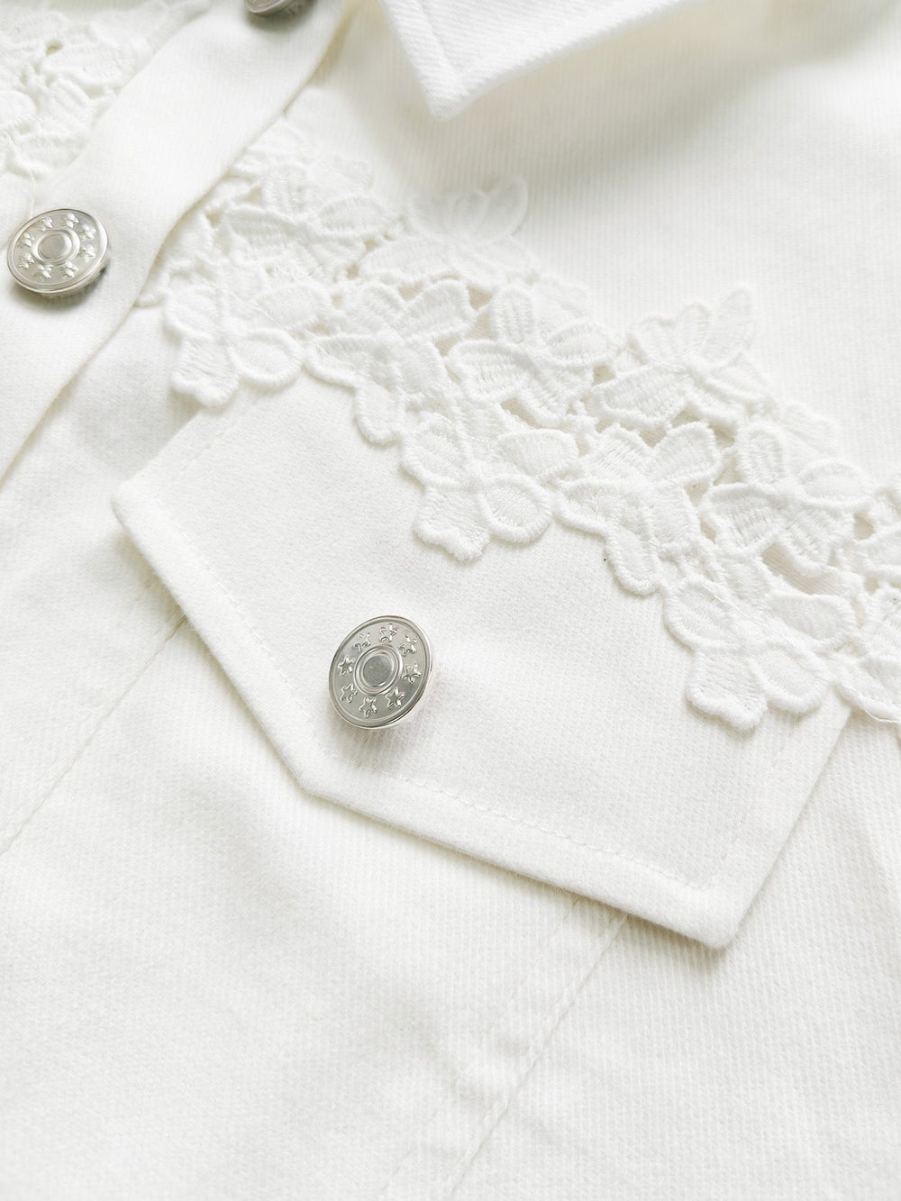 Sunnelace | Chaqueta con Panel de Encaje
