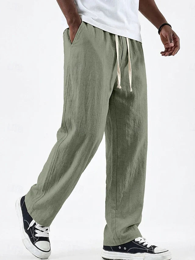Pantalón de Lino — Corte Ancho